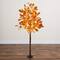 5ft. Pre-Lit Burnt Orange Autumn Maple Artificial Fall Tree with 240 Warm White LED Lights